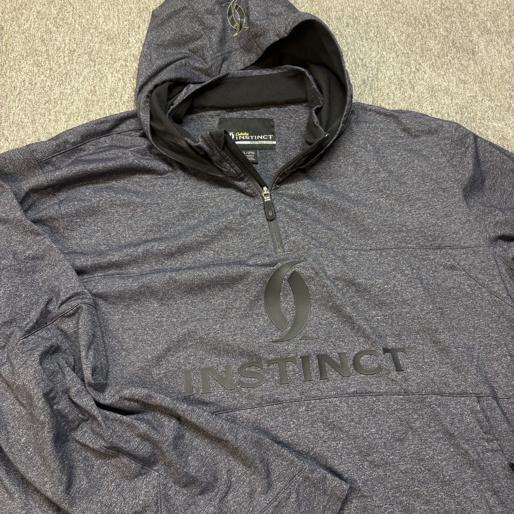 Cabela's Instinct Precision Gear Men's Quarter-Zip Hoodie Size 2XL